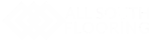 all south flooring white logo