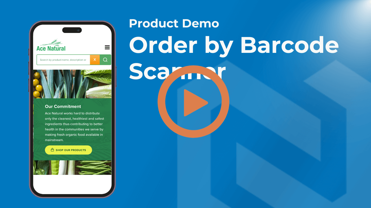 Order by Barcode Scanner
