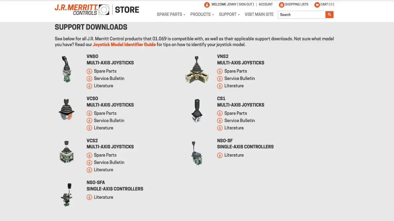 JR Merritt product documentation