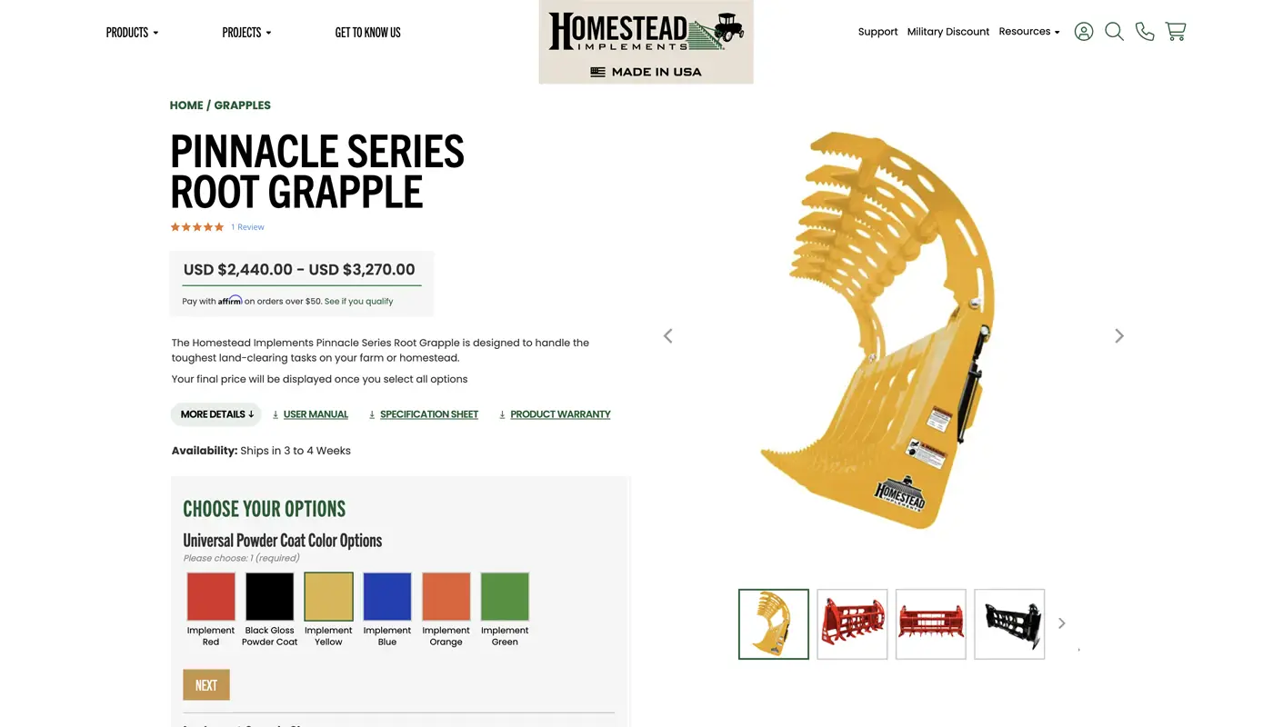 Homestead Implements